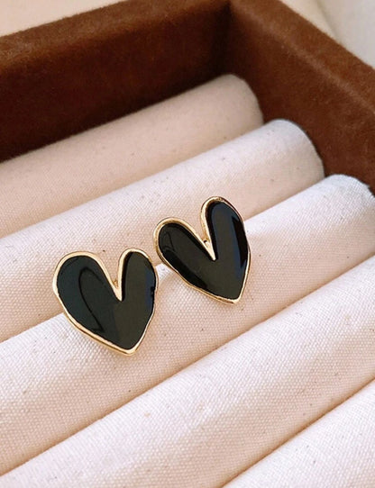 Heart Stud Earrings