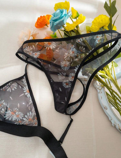 Floral Lingerie Set