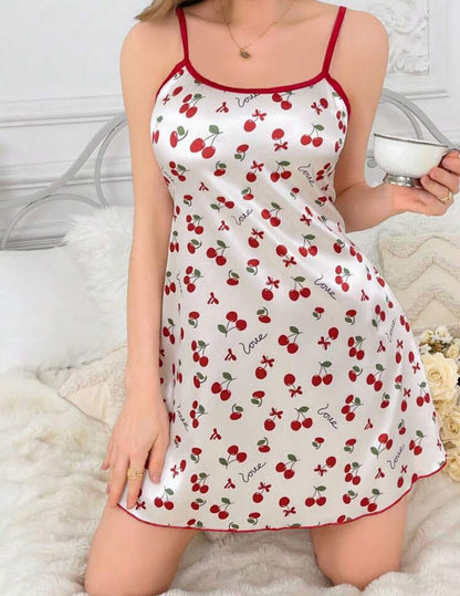 Cherry Night Dress